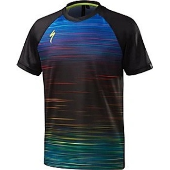 Specialized Enduro Grom Comp krátký rukáv yth blkteal fade