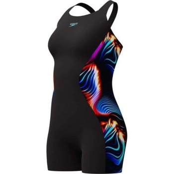 Speedo Digital Printed Legsuit multi black