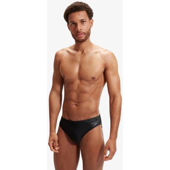Speedo Medley Logo 7cm Brief Black/Ardesia