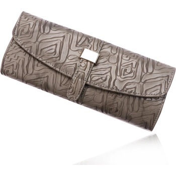 Šperky Eshop cestovní šperkovnice z umělé kůže AC25.16 šedá