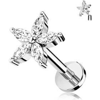 Šperky4U Labreta cartilage piercingkytička LB0035ST-1208
