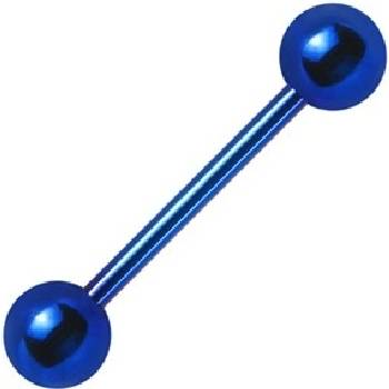 Šperky4U piercing do jazyka tmavě modrý PJ01132-1616