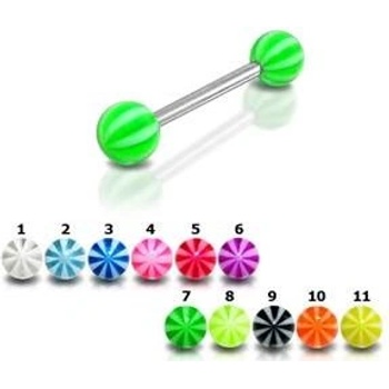 Šperky4U piercing do jazyku PJ01071-R