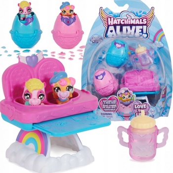 Spin Master Hatchimals hrací set s krmicí židlí pro zvířátka