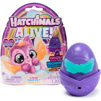 Spin Master Hatchimals Jedno Balení Neónová Duha