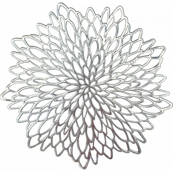 Spod Igły i Nitki Průměr podložky Stříbrná kulatá podložka pod desky Aura 38 cm