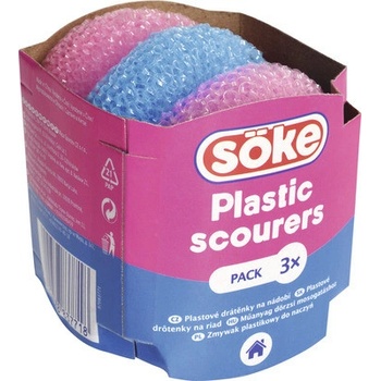 Spontex Söke plastová drátěnka 3 ks