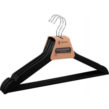 Springos Urban 43cm dřevěné černé 3ks