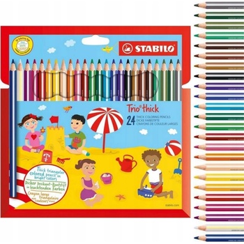 Stabilo Trio silné 203/24-01 sada i pro leváky 24 ks