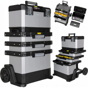Stanley FatMax 1-95-622 kovoplastový pojízdný montážní box