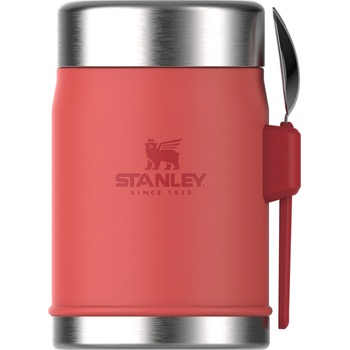 Stanley Termoska jídelní 400 ml se lžící vidličkou Hot Coral