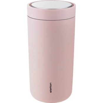 Stelton Termohrnek Go Click 400 ml soft rose