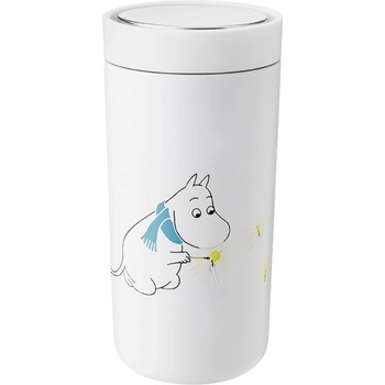Stelton Termohrnek TO GO CLICK MOOMIN 400 ml sněhový