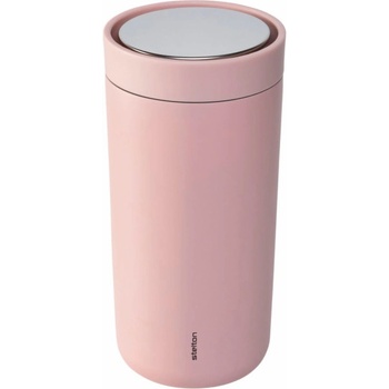 Stelton termohrnek To go click růžový 400 ml