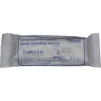 Steriwund obinadlo hydrofilní pletené sterilní 10cm x 5m/1 ks
