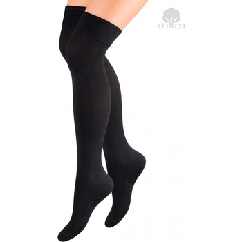 Steven dámské nadkolenky 076 19 černá