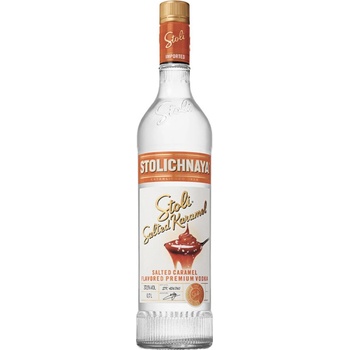 Stolichnaya salted caramel vodka 37,5% 0,7 l (hola láhev)