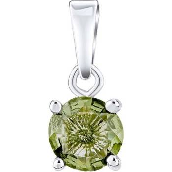 Stříbrný přívěsek Diana s pravým vltavínem SILVEGOBS180902PSVL