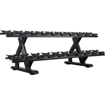 StrongGear dvouřadý stojan na jednoruční činky 210 cm