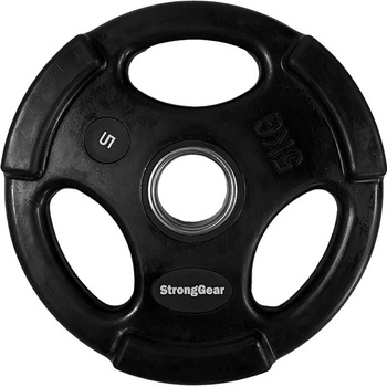 StrongGear pogumované Tri-Grip kotouče 25 kg 50mm
