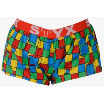 Styx Dámské trenky art sportovní guma kostky T959