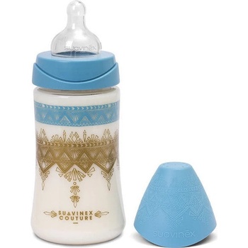Suavinex Couture Láhev Light Blue 270 ml
