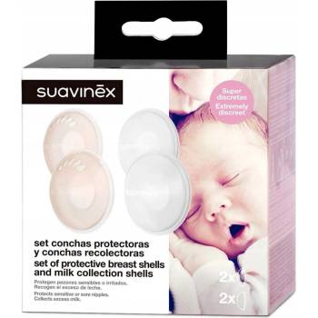 Suavinex MUŠLE SBĚRAČE MATEŘSKÉHO MLÉKA 2PÁRY