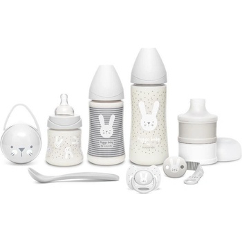 Suavinex novorozenecký set Hygge šedá