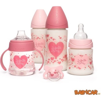 Suavinex set Little Star Infinite Love růžová