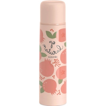 Suavinex Termoska na tekutiny Go Natural Modrá borůvka 500 ml