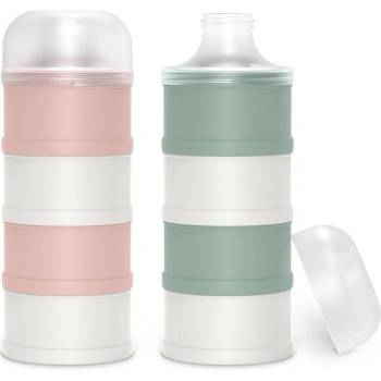 Suavinex zásobník na sušené mléko Bonhomia růžová