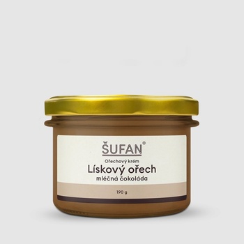 Šufan Lískový ořech s mléčnou čokoládou 190 g