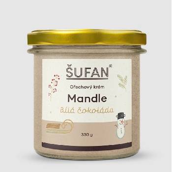 Šufan Mandlové máslo s bílou čokoládou 330 g