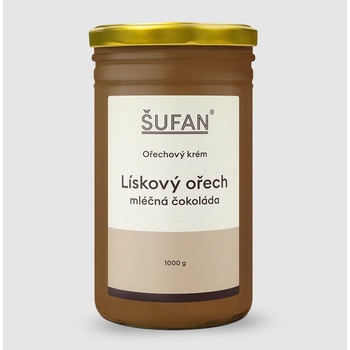 Šufánek Máslo Lískový ořech Mléčná čokoláda 1 kg