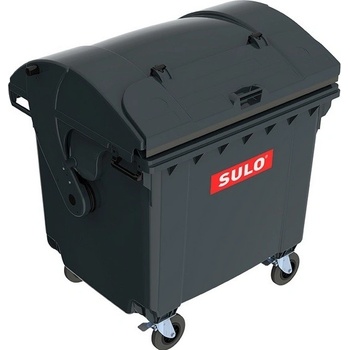 Sulo Kontejner víko ve víku 1100 l černý