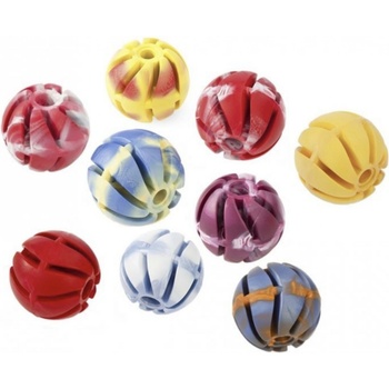 SUM-PLAST pes Míč se spirálou plovací Vanil. 6 cm
