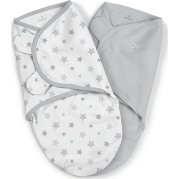 Summer SwaddleMe S Deluxe S hvězdy šedá