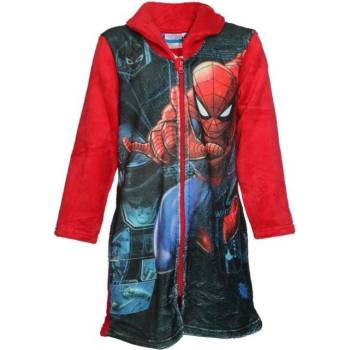 Sun City Chlapecký župan Spiderman coral na zip červená