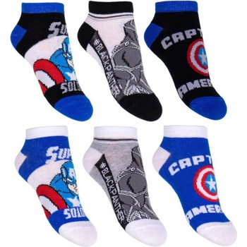 Sun City kotníkové ponožky AVENGERS 3pack assort vícebarevné