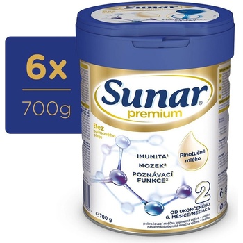 Sunar 2 Premium 6 x 700 g