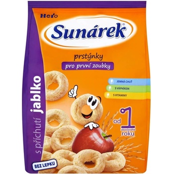 Sunarka snack jablkové prstýnky 50 g