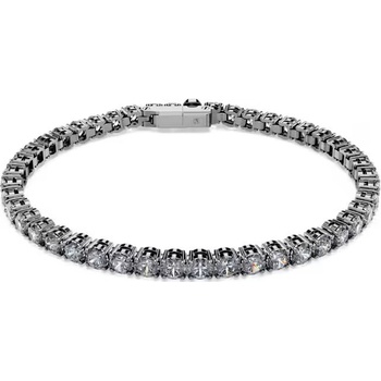 Swarovski Tenisový náramek s šedými krystaly Matrix Tennis 5693928 15,5 cm