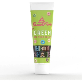 SweetArt gelová barva neonový efekt tuba Green 30 g
