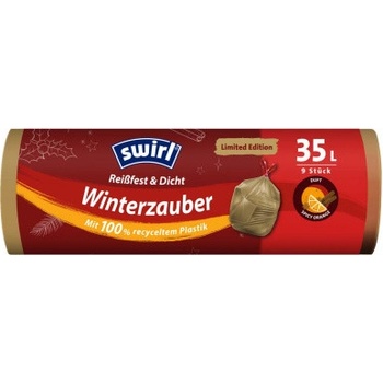 Swirl zatahovací pytle na odpad Zimní Kouzlo 35 l 38μm 9 ks