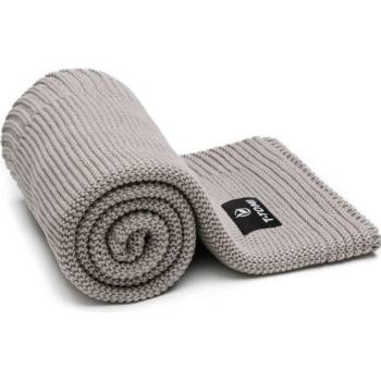 T Tomi Dětská pletená deka Autumn Waves Grey