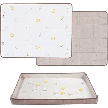 Taf Toys Hrací podložka pěnová s míčky Brown Beige