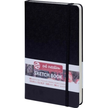 Talens Art Creation Sketchbook v pevné vazbě Black 13 x 21