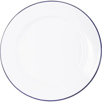 Talíř Bo-Camp Dinner plate enamel Barva: bílá/modrá