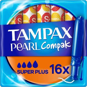 Tampax Pearl Compak Tampón Super Plus 16 ks