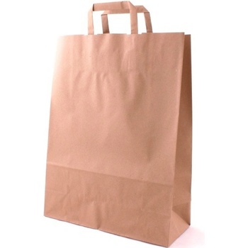 Taška 32*13*42,5 cm, hnědý 100% recyklovaný papír 100 g